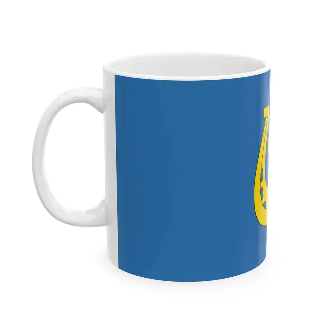 Flag of Kruhlaje (Belarus) White Coffee Mug - Go Mug Yourself