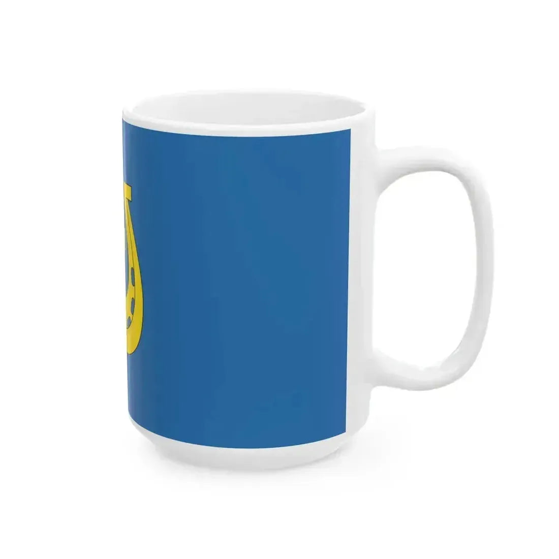 Flag of Kruhlaje (Belarus) White Coffee Mug - Go Mug Yourself