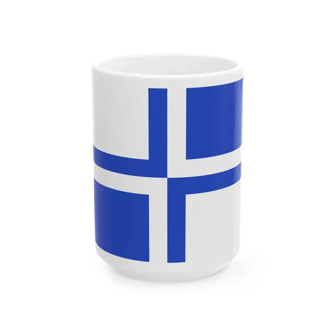 Flag of Kruisem (Belgium) White Coffee Mug 15oz - Go Mug Yourself