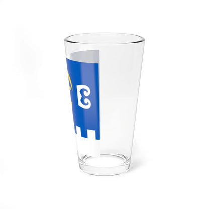 Flag of Krykhivtsi (Ukraine) Pint Glass 16oz - Go Mug Yourself
