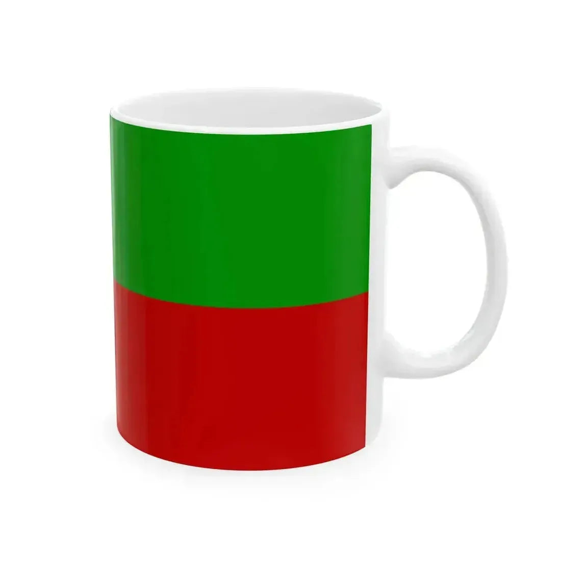 Flag of Kuala Krai Kelantan (Malaysia) White Coffee Mug - Go Mug Yourself