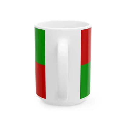 Flag of Kuala Krai Kelantan (Malaysia) White Coffee Mug - Go Mug Yourself