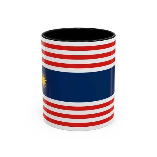 Flag of Kuala Lumpur Malaysia - Accent Coffee Mug 11oz Black - Go Mug Yourself