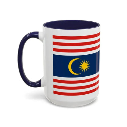Flag of Kuala Lumpur Malaysia - Accent Coffee Mug - Go Mug Yourself