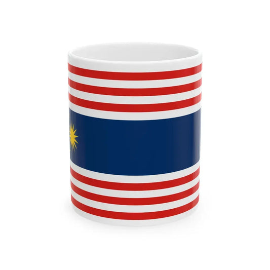 Flag of Kuala Lumpur Malaysia - White Coffee Mug 11oz - Go Mug Yourself