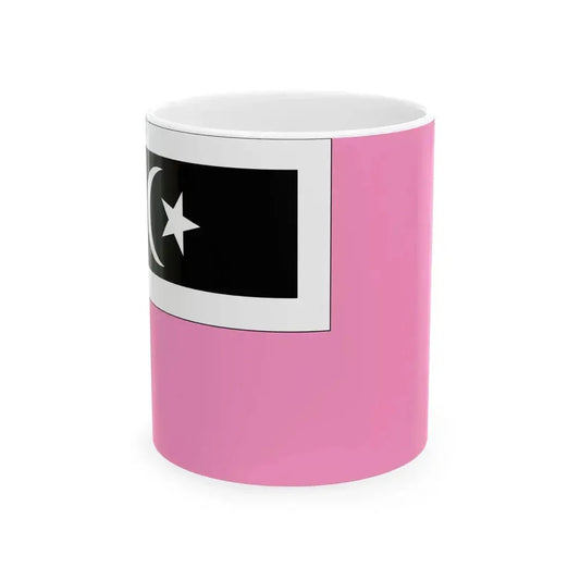 Flag of Kuala Nerus Terengganu (Malaysia) White Coffee Mug 11oz - Go Mug Yourself