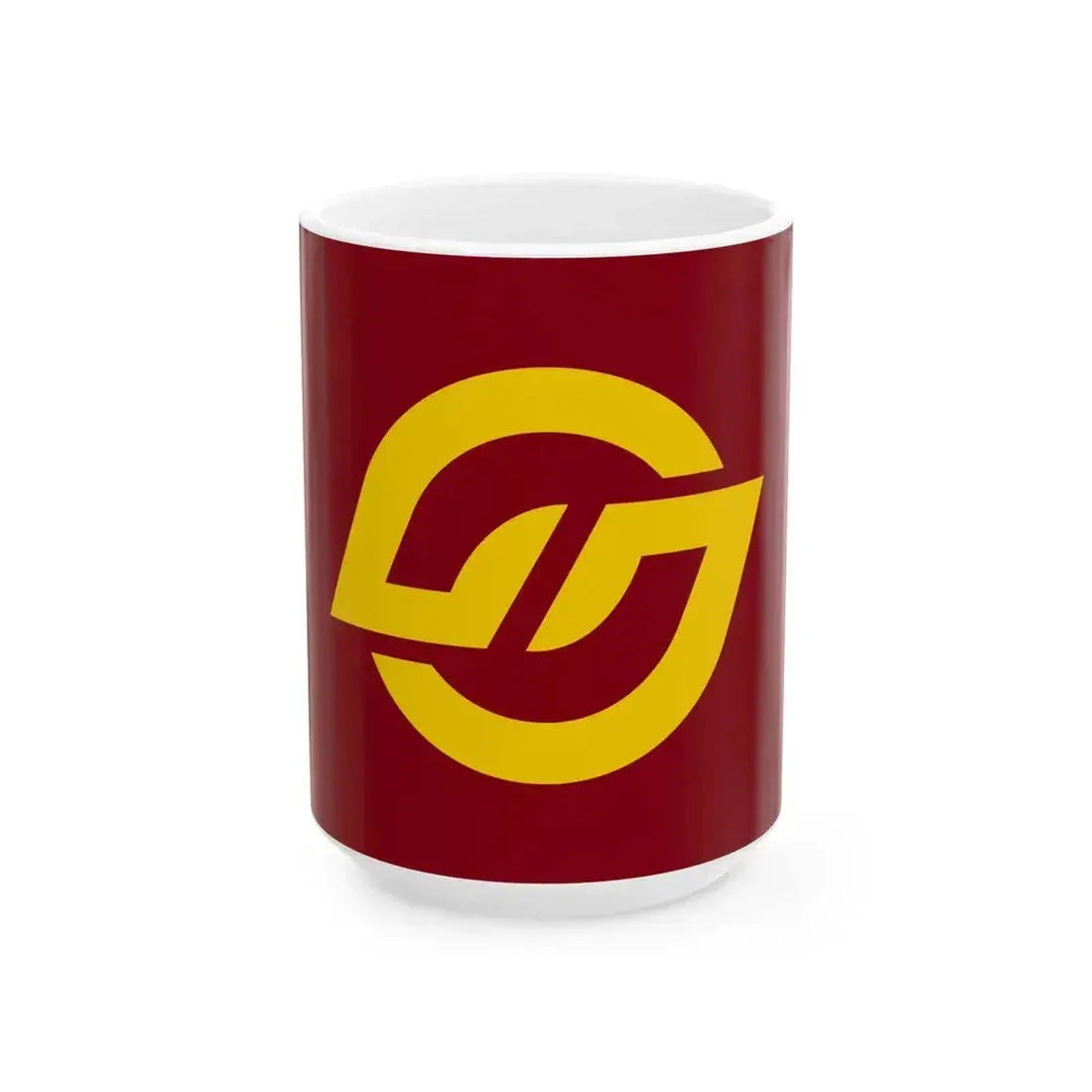 Flag of Kuguno Gifu 1965-2005 (Japan) White Coffee Mug 15oz - Go Mug Yourself