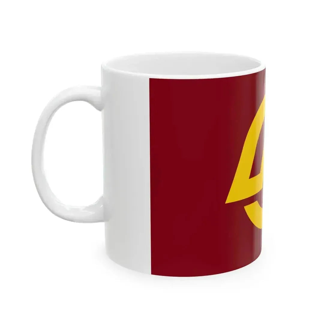 Flag of Kuguno Gifu 1965-2005 (Japan) White Coffee Mug - Go Mug Yourself