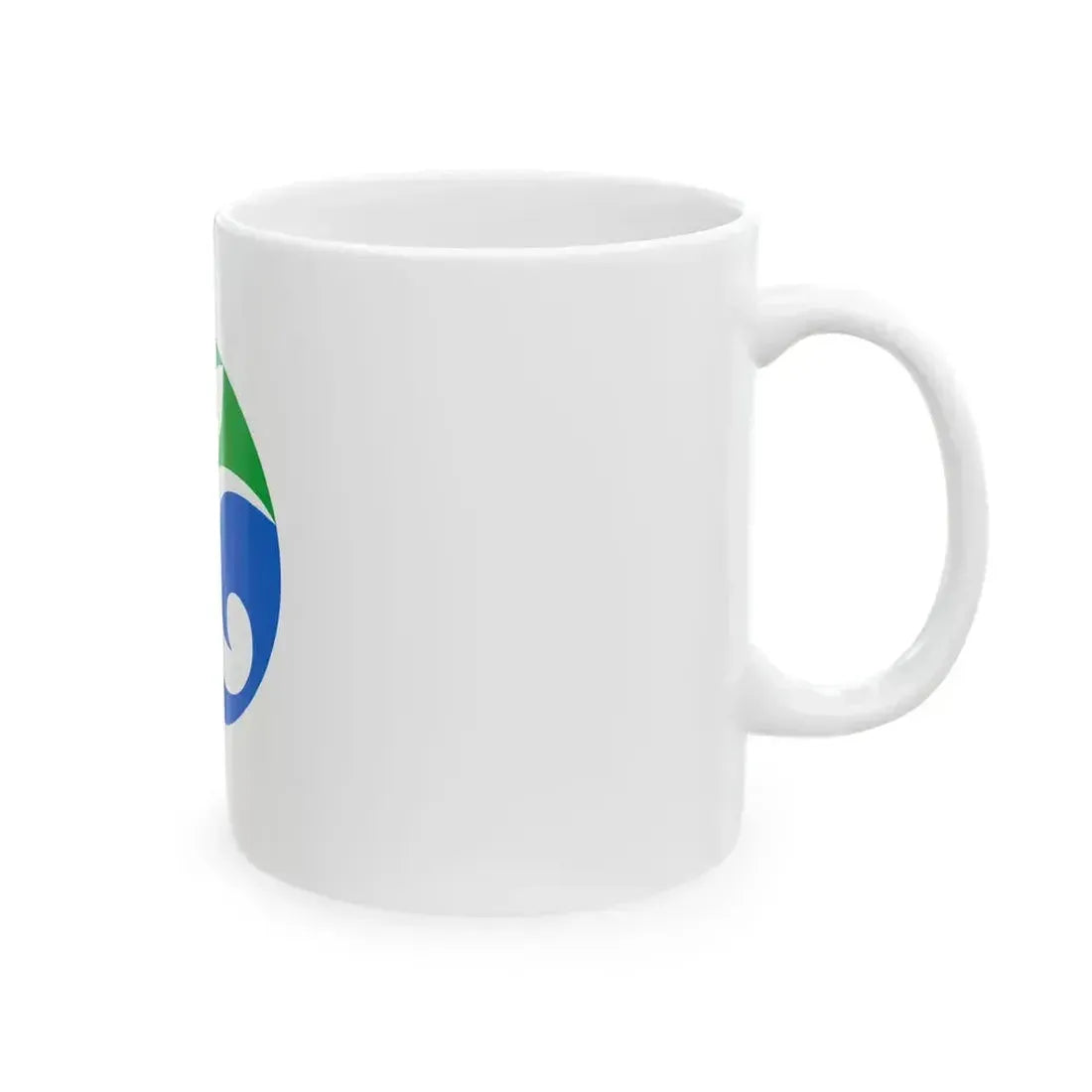 Flag of Kuji Iwate (Japan) White Coffee Mug - Go Mug Yourself