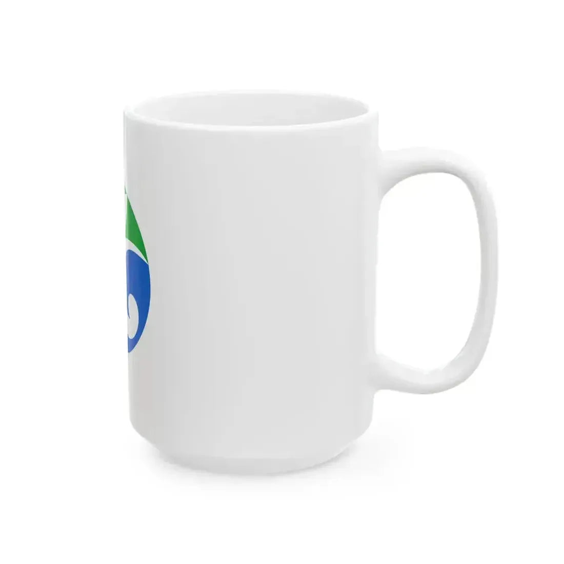 Flag of Kuji Iwate (Japan) White Coffee Mug - Go Mug Yourself