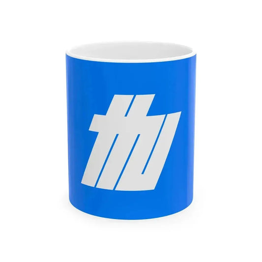 Flag of Kujukuri Chiba (Japan) White Coffee Mug 11oz - Go Mug Yourself