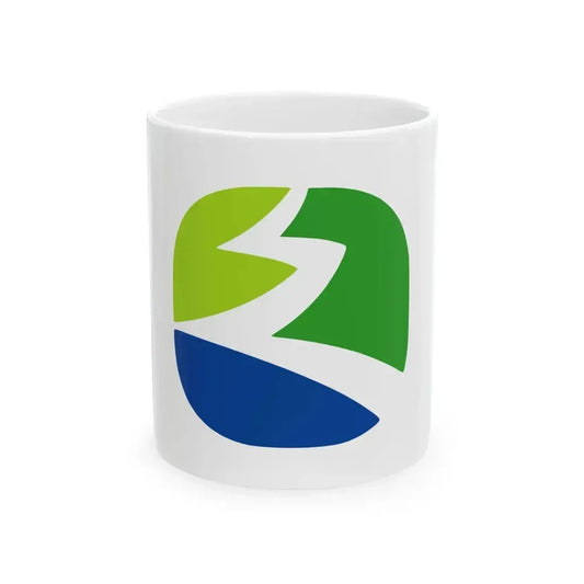 Flag of Kuki Saitama (Japan) White Coffee Mug 11oz - Go Mug Yourself