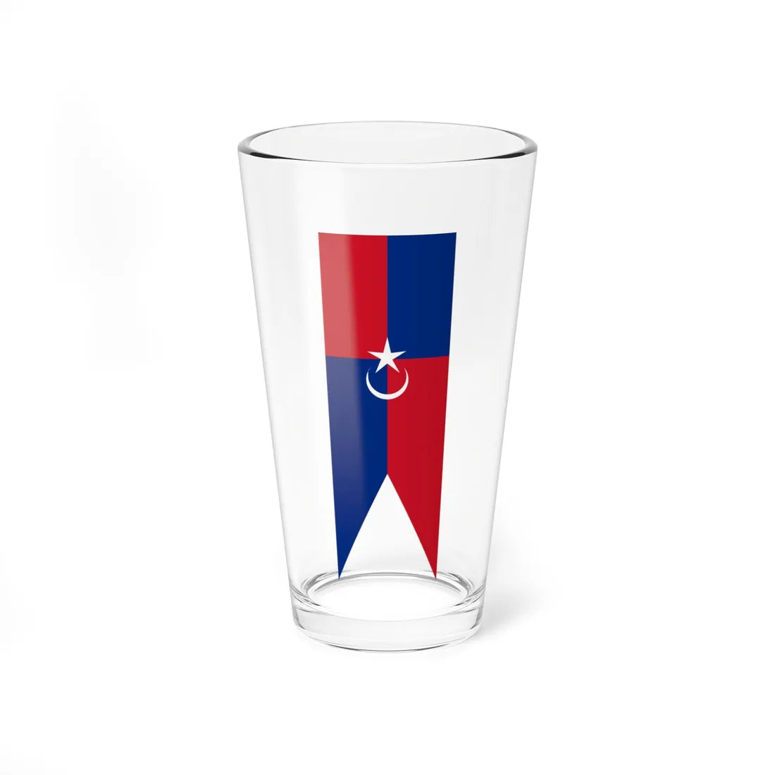 Flag of Kulai Johor vertical (Malaysia) Pint Glass 16oz 16oz - Go Mug Yourself