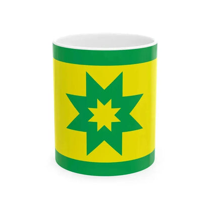 Flag of Kullamaa Estonia (Estonia) White Coffee Mug 11oz - Go Mug Yourself