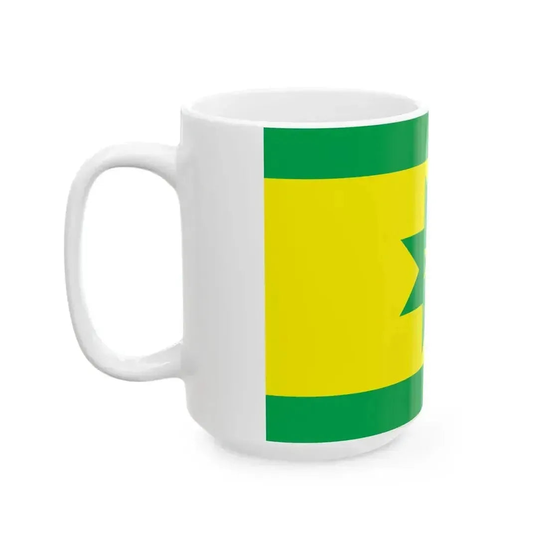 Flag of Kullamaa Estonia (Estonia) White Coffee Mug - Go Mug Yourself