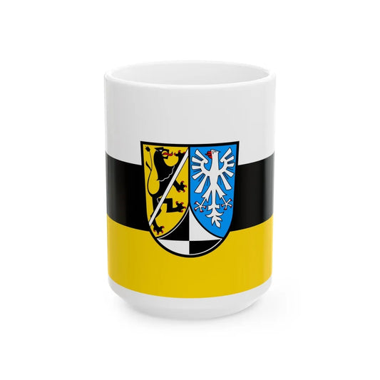 Flag of Kulmbach Germany - White Coffee Mug-15oz-Go Mug Yourself