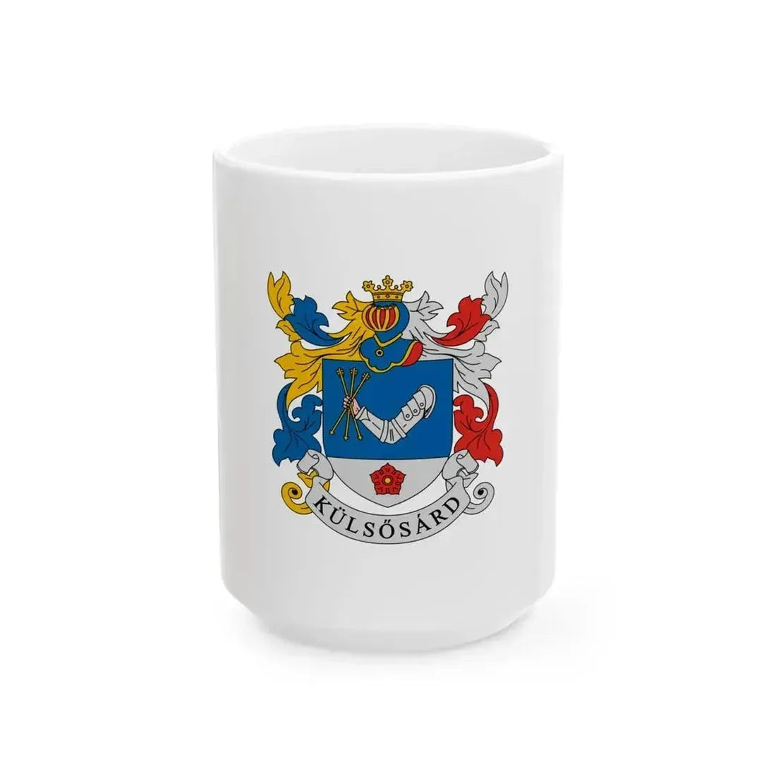 Flag of Kulsosard (Hungary) White Coffee Mug 15oz - Go Mug Yourself