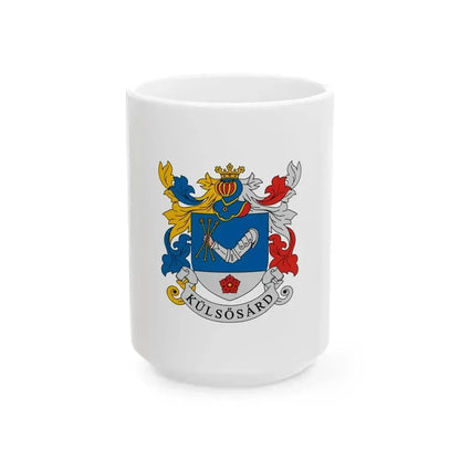 Flag of Kulsosard (Hungary) White Coffee Mug 15oz - Go Mug Yourself