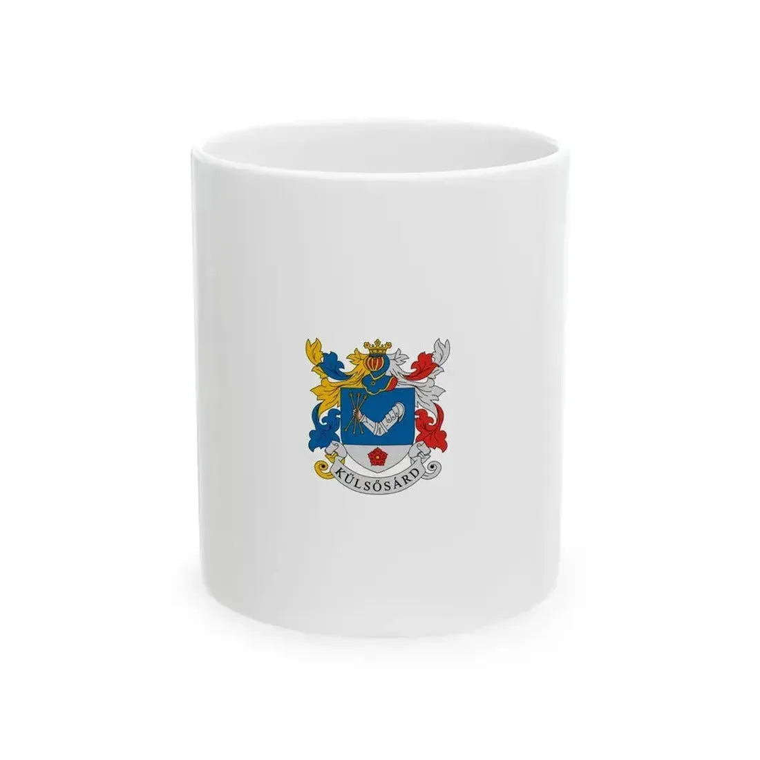 Flag of Kulsosard vertical (Hungary) White Coffee Mug 11oz - Go Mug Yourself