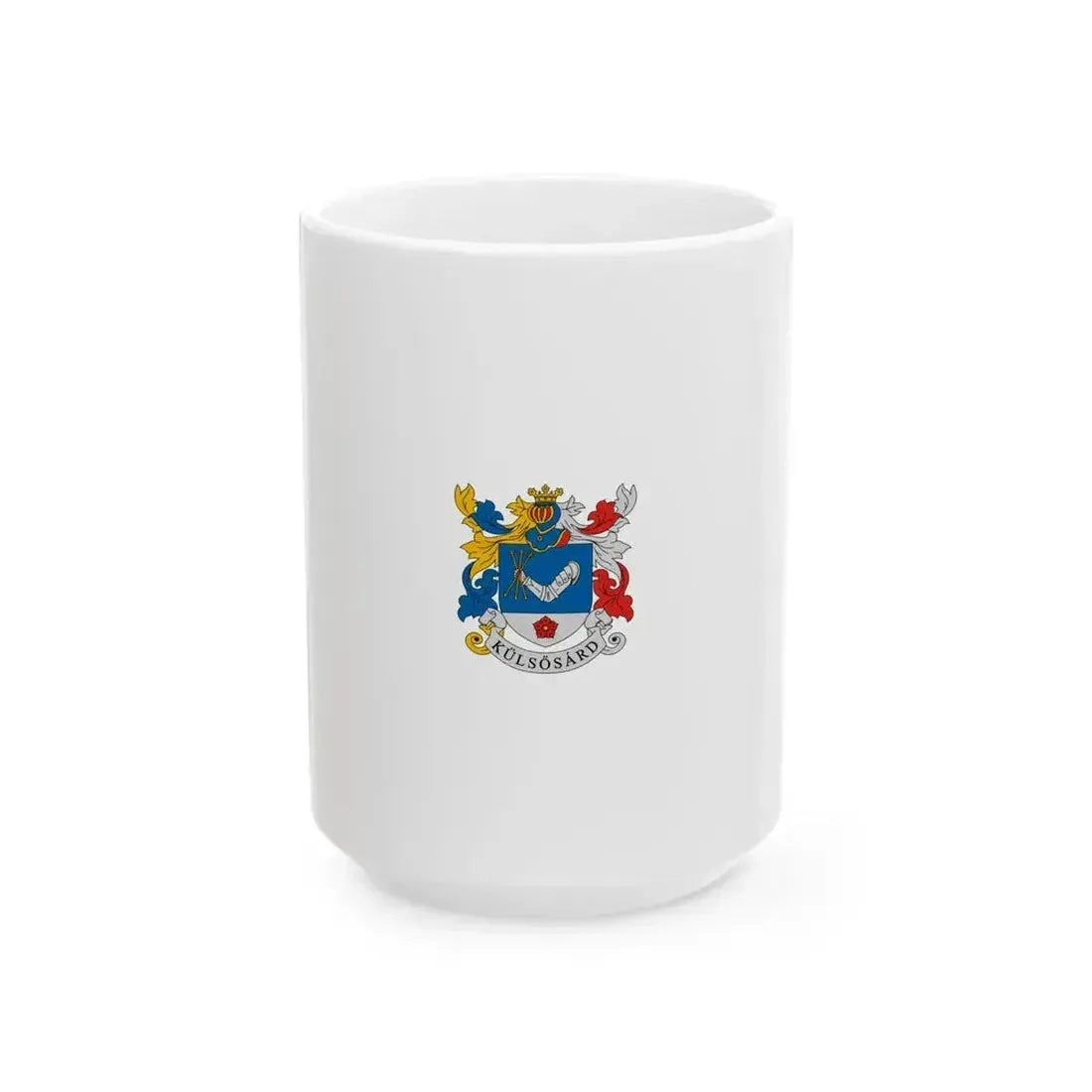 Flag of Kulsosard vertical (Hungary) White Coffee Mug 15oz - Go Mug Yourself