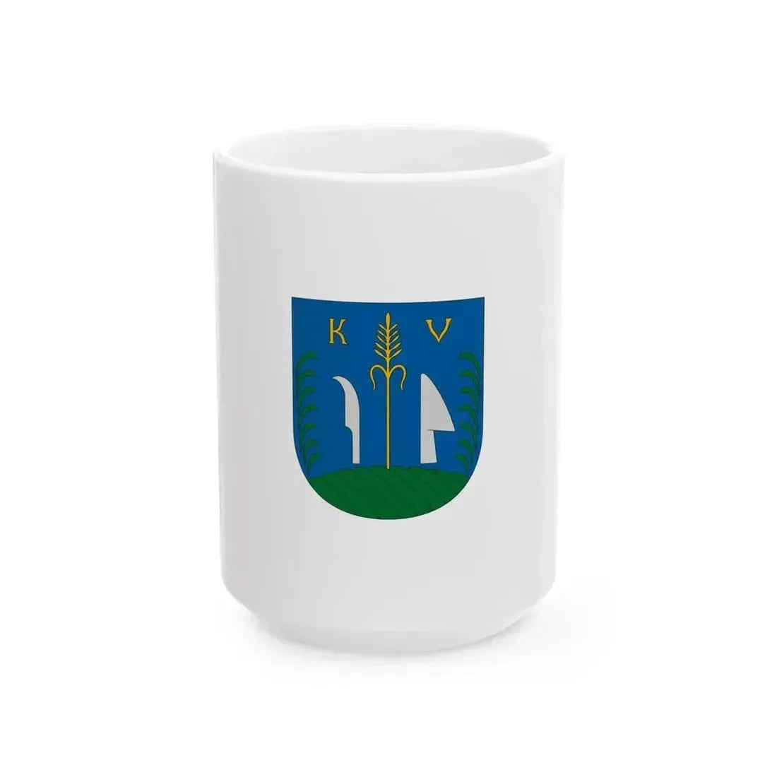 Flag of Kulsovat (Hungary) White Coffee Mug 15oz - Go Mug Yourself