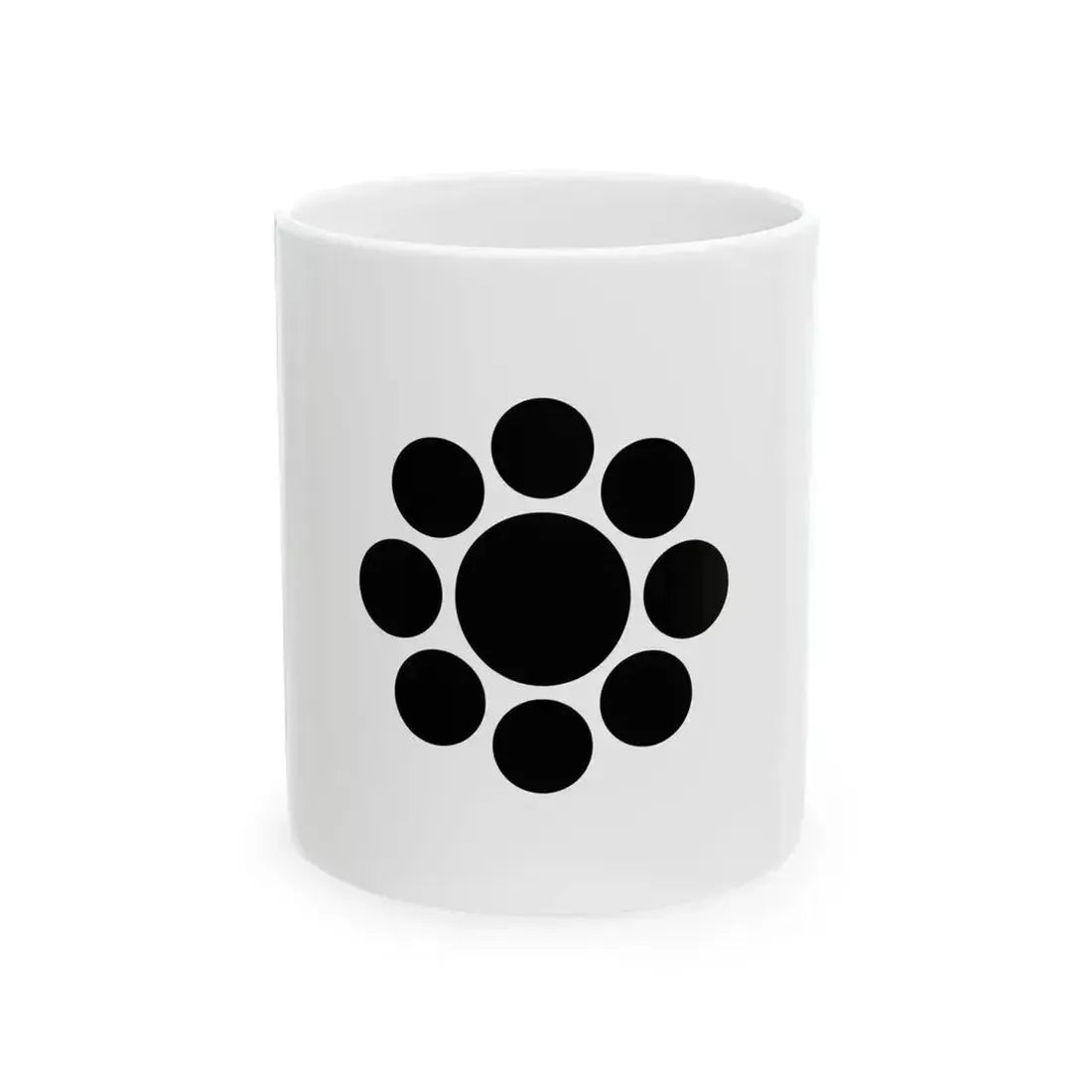 Flag of Kumamoto Domain (Japan) White Coffee Mug 11oz - Go Mug Yourself