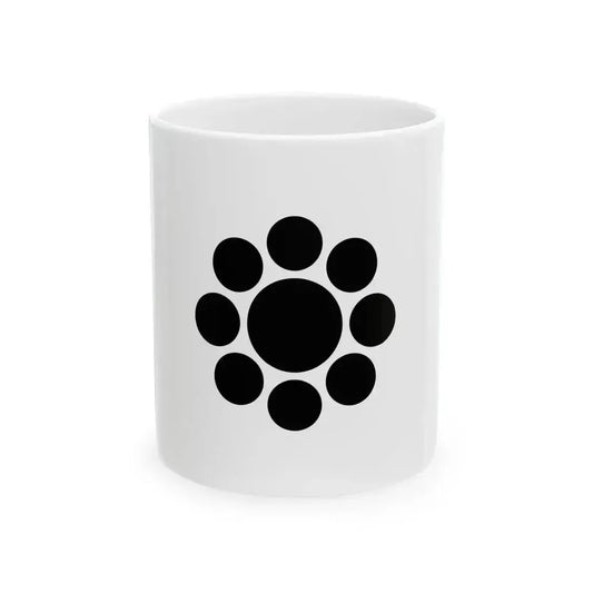 Flag of Kumamoto Domain (Japan) White Coffee Mug 11oz - Go Mug Yourself