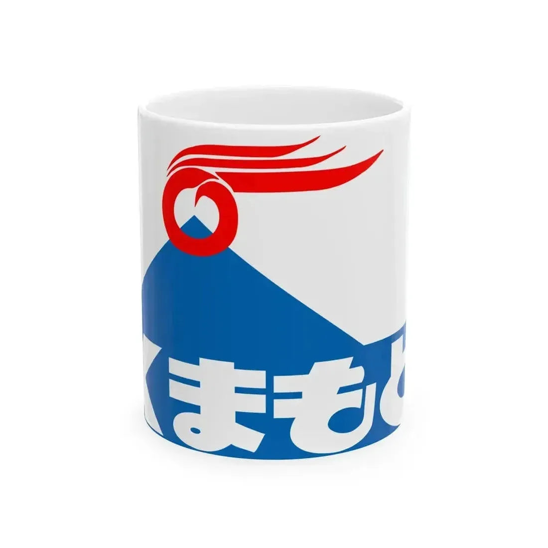 Flag of Kumamoto Prefecture 1960 (Japan) White Coffee Mug 11oz - Go Mug Yourself