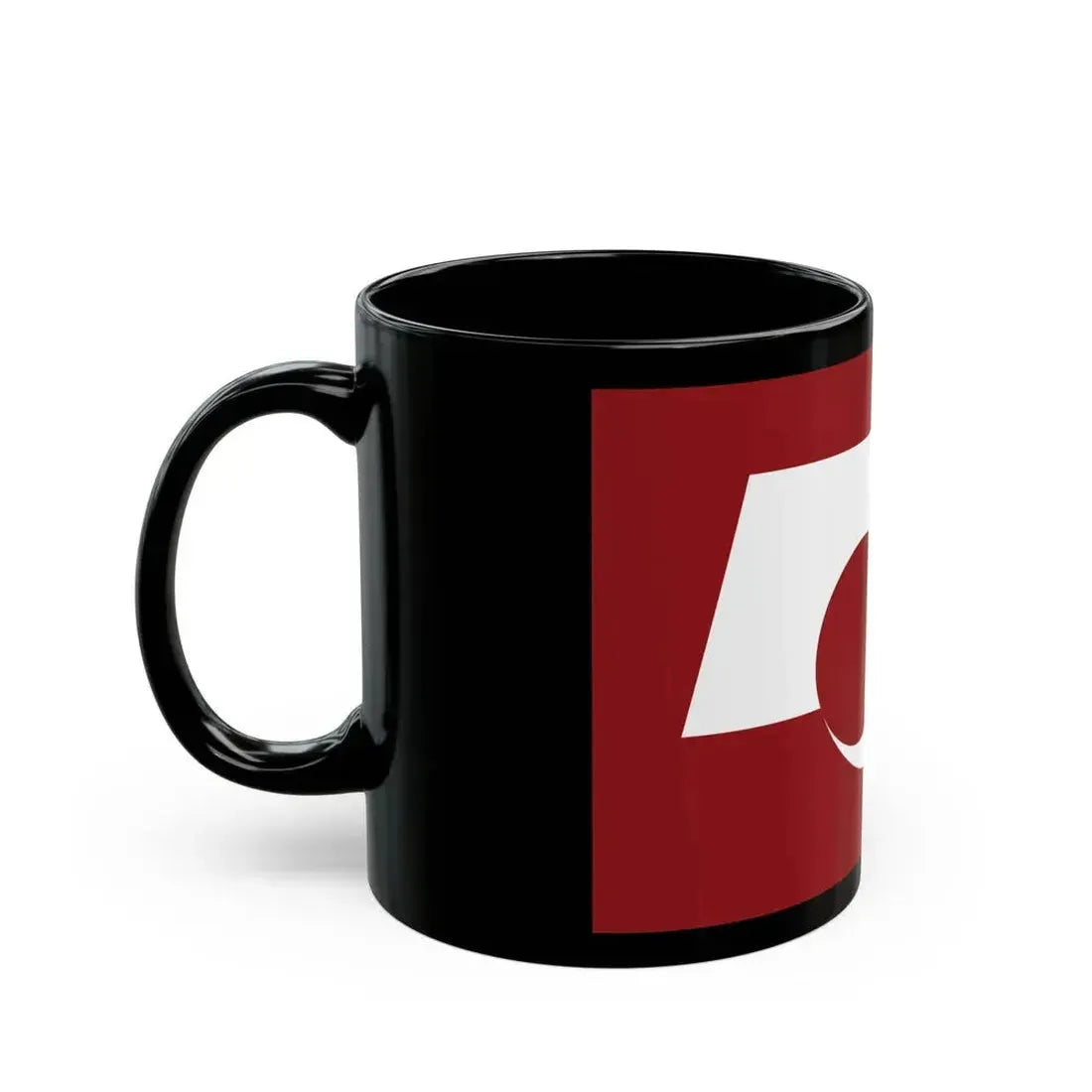 Flag of Kumamoto Prefecture Japan - Black Coffee Mug - Go Mug Yourself