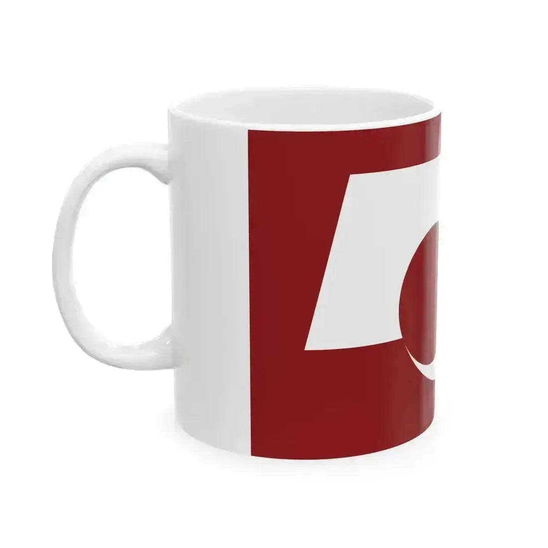 Flag of Kumamoto Prefecture (Japan) White Coffee Mug - Go Mug Yourself