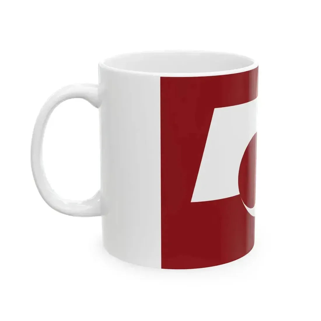 Flag of Kumamoto Prefecture Japan - White Coffee Mug - Go Mug Yourself