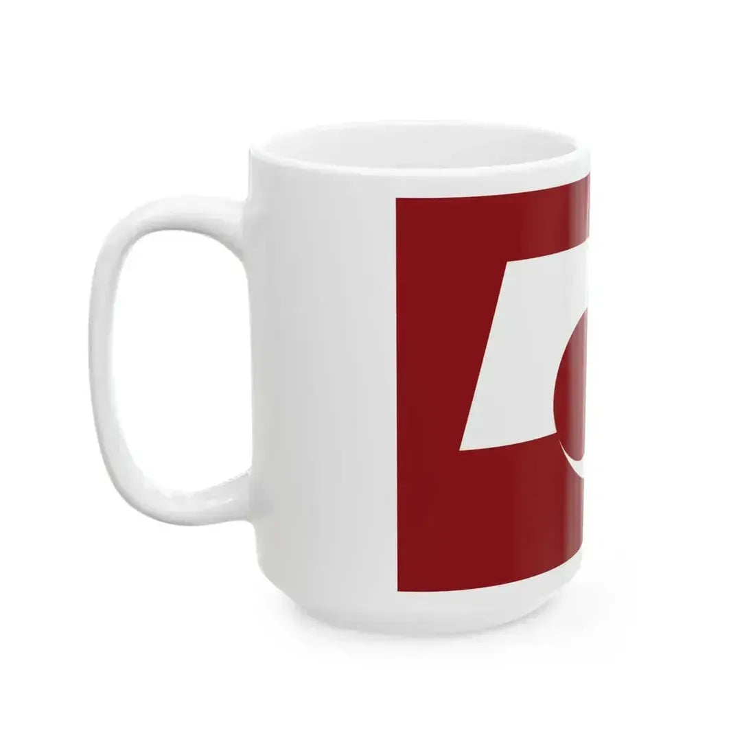 Flag of Kumamoto Prefecture Japan - White Coffee Mug - Go Mug Yourself