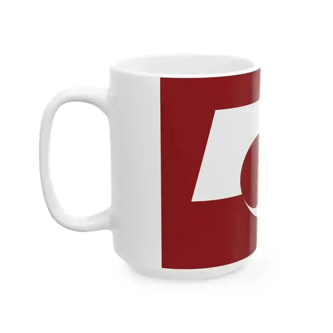 Flag of Kumamoto Prefecture (Japan) White Coffee Mug - Go Mug Yourself
