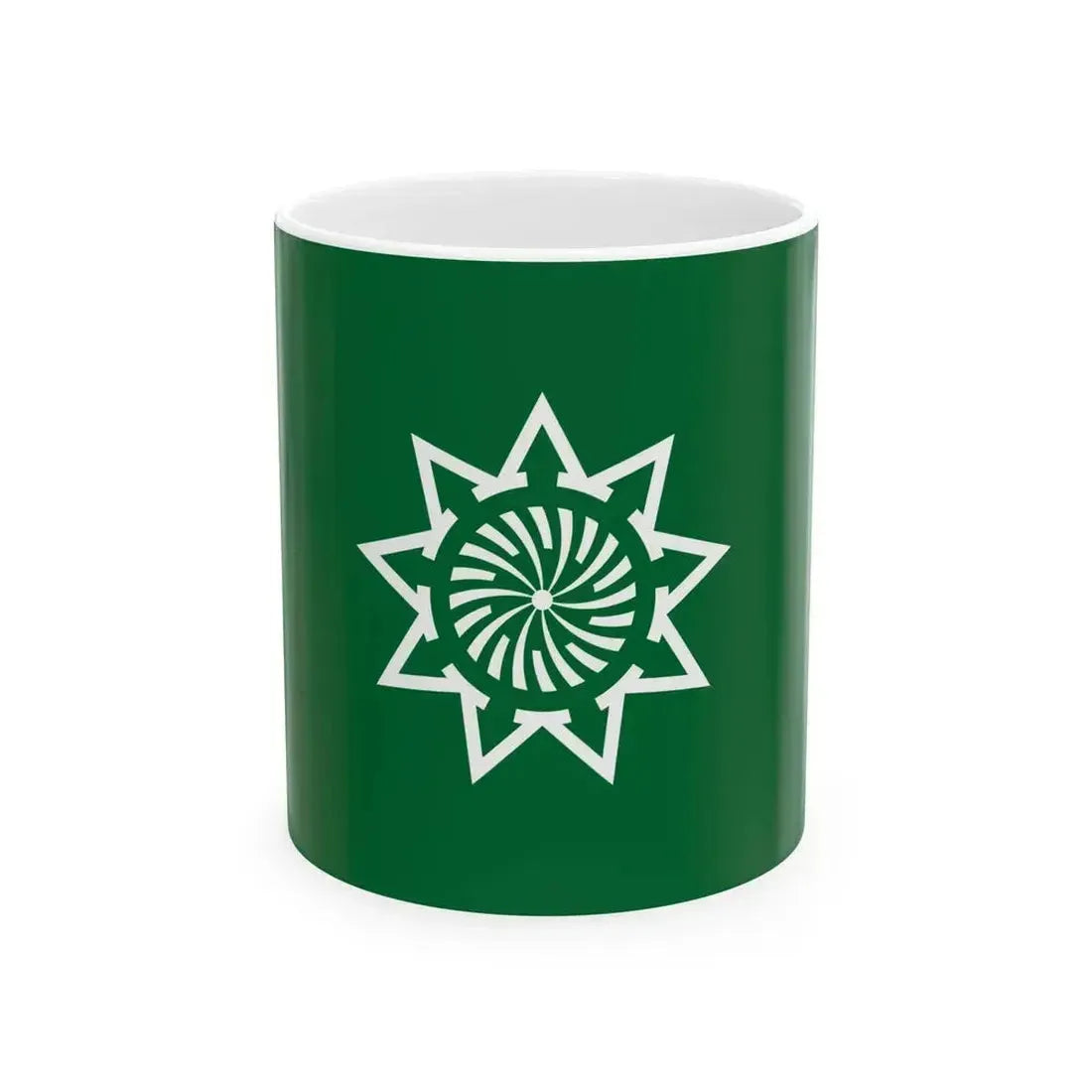 Flag of Kumatori Osaka (Japan) White Coffee Mug 11oz - Go Mug Yourself