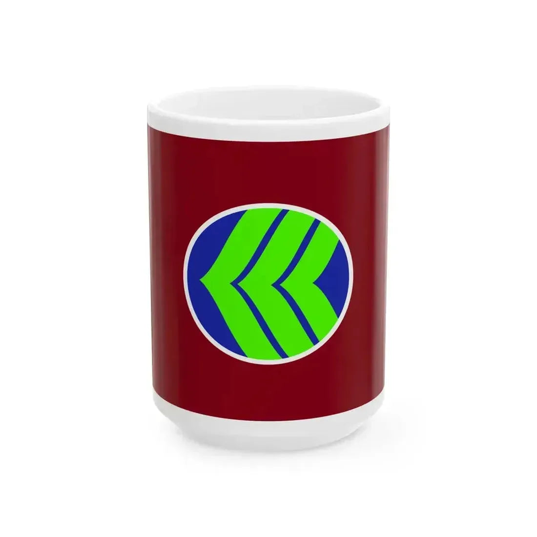 Flag of Kumejima Okinawa (Japan) White Coffee Mug 15oz - Go Mug Yourself