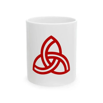 Flag of Kumihama Kyoto 1955-2004 (Japan) White Coffee Mug 11oz - Go Mug Yourself