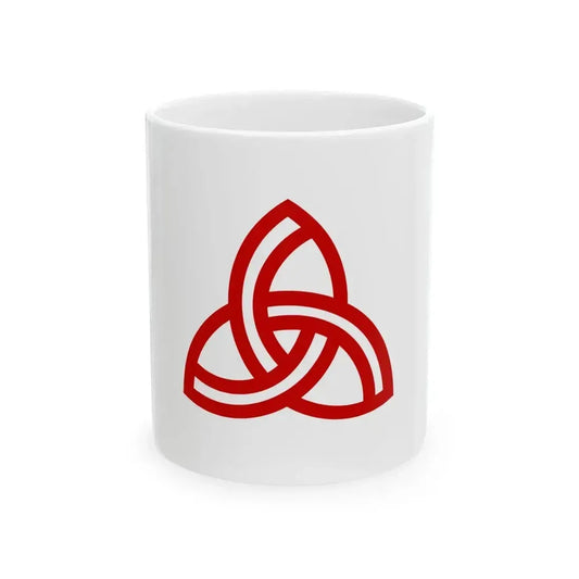 Flag of Kumihama Kyoto 1955-2004 (Japan) White Coffee Mug 11oz - Go Mug Yourself