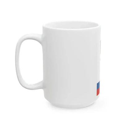 Flag of Kunadacs vertical (Hungary) White Coffee Mug - Go Mug Yourself
