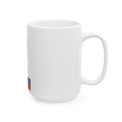 Flag of Kunadacs vertical (Hungary) White Coffee Mug - Go Mug Yourself