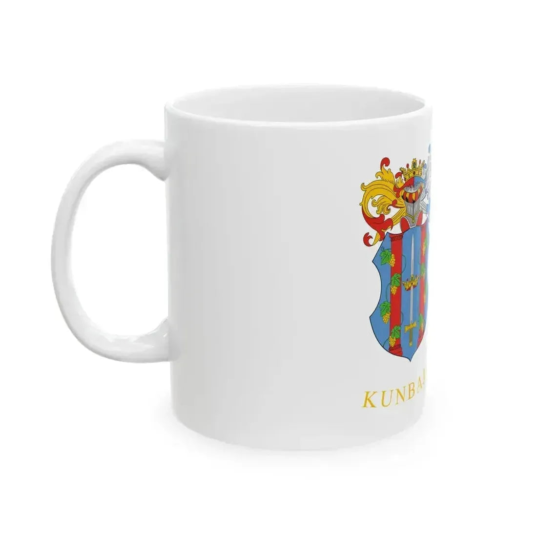 Flag of Kunbaja (Hungary) White Coffee Mug - Go Mug Yourself