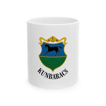 Flag of Kunbaracs (Hungary) White Coffee Mug 11oz - Go Mug Yourself
