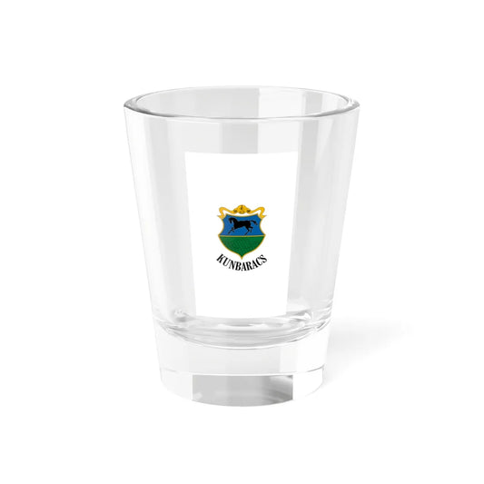 Flag of Kunbaracs vertical (Hungary) Shot Glass 1.5oz 1.5oz - Go Mug Yourself
