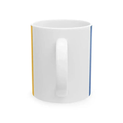 Flag of Kunfeherto (Hungary) White Coffee Mug - Go Mug Yourself