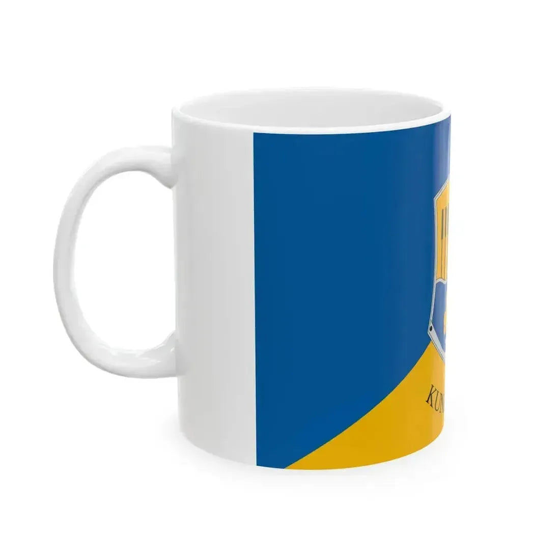 Flag of Kunfeherto (Hungary) White Coffee Mug - Go Mug Yourself