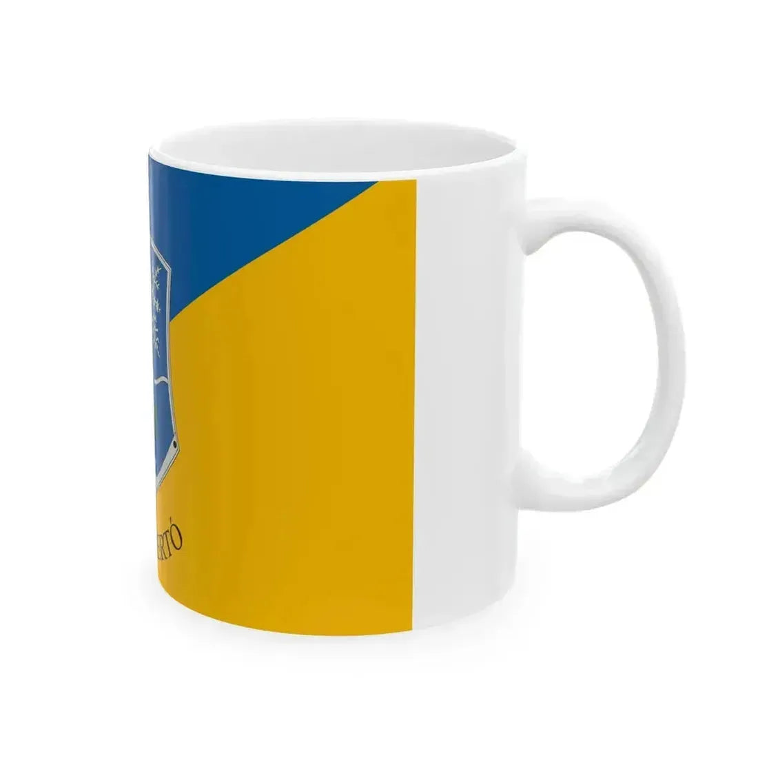 Flag of Kunfeherto (Hungary) White Coffee Mug - Go Mug Yourself