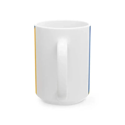 Flag of Kunfeherto (Hungary) White Coffee Mug - Go Mug Yourself