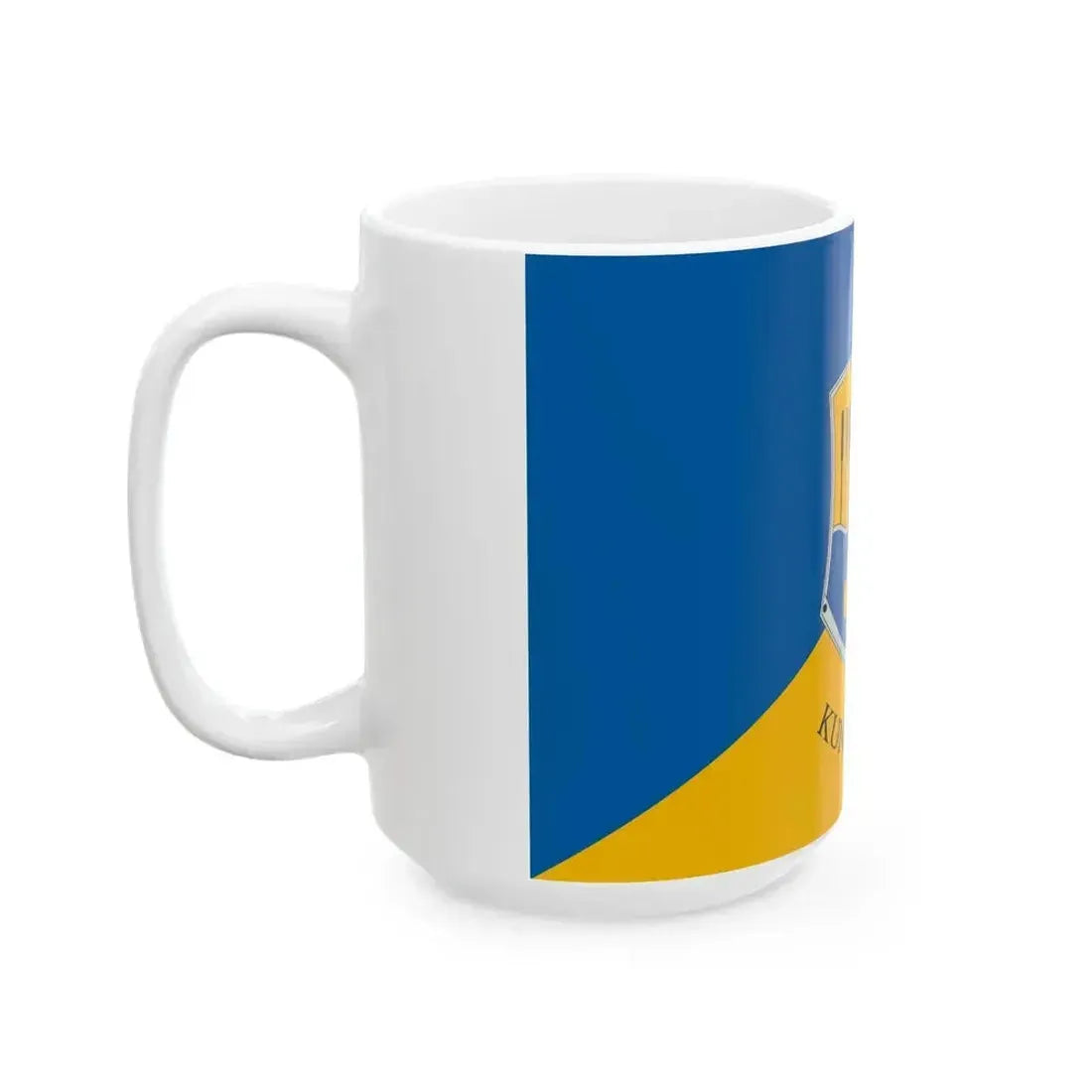 Flag of Kunfeherto (Hungary) White Coffee Mug - Go Mug Yourself
