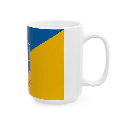 Flag of Kunfeherto (Hungary) White Coffee Mug - Go Mug Yourself