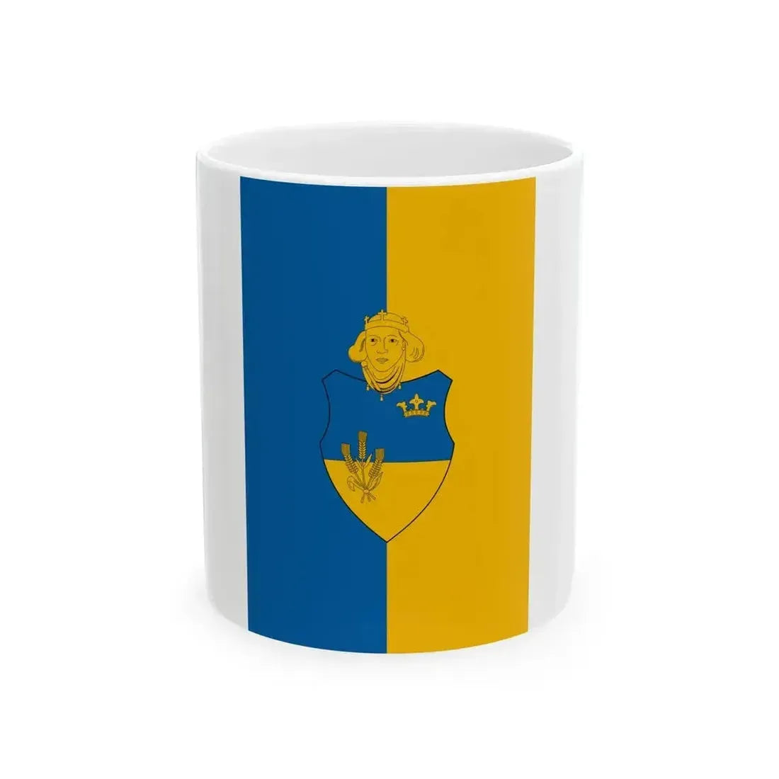 Flag of Kungos (Hungary) White Coffee Mug 11oz - Go Mug Yourself