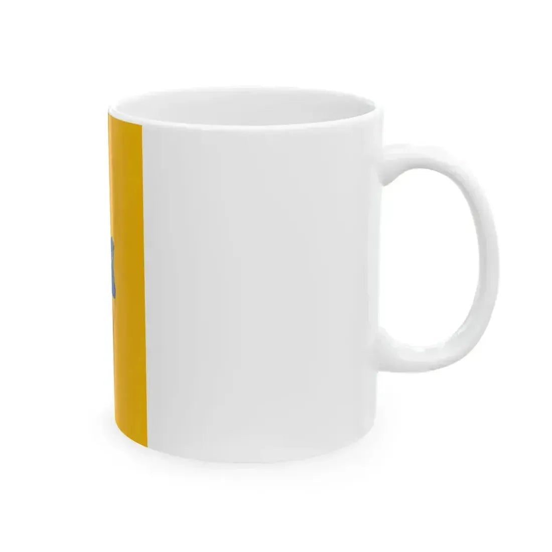 Flag of Kungos (Hungary) White Coffee Mug - Go Mug Yourself